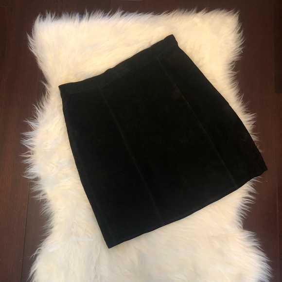 Vintage PRIMA DONNA Real Suede skirt - Picture 3 of 12